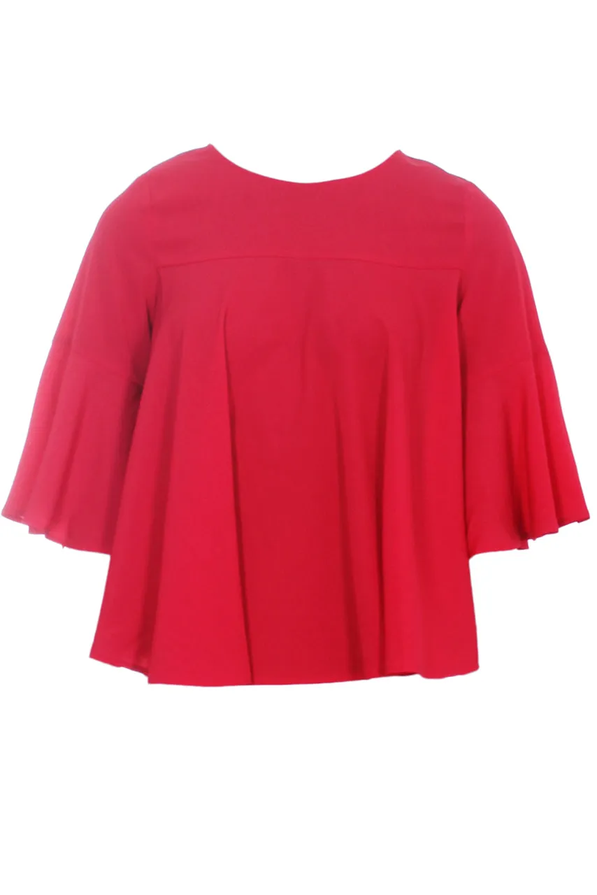 Red Frill Top sold by AX Paris product image thumbnail 4