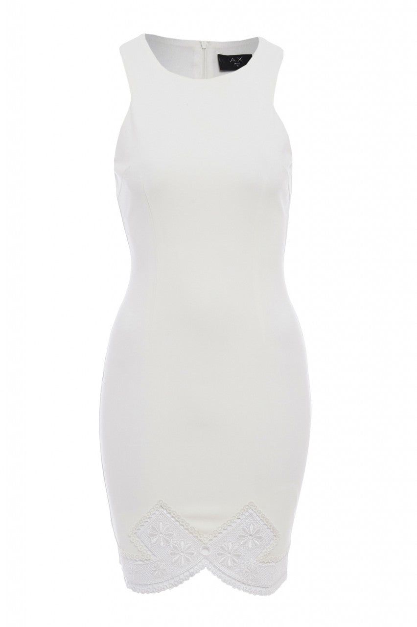 Crochet Bow Hem Bodycon Dress sold by AX Paris product image thumbnail 4