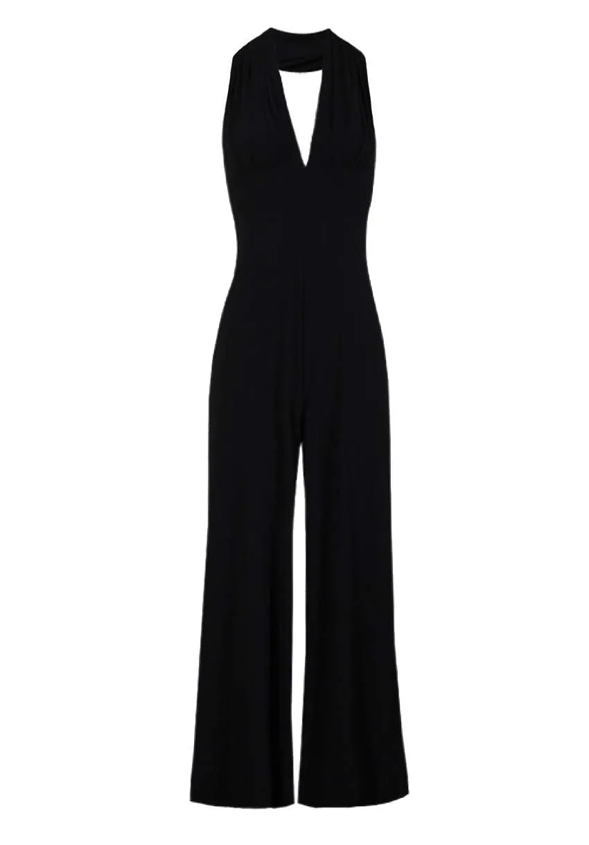 Black Halterneck Jumpsuit sold by AX Paris product image thumbnail 5
