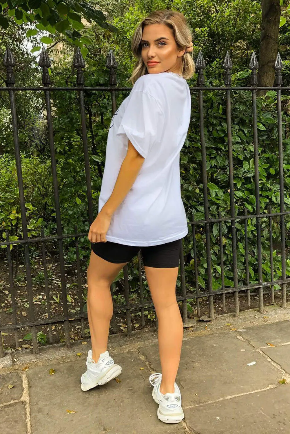 White Aint Laurent T-Shirt sold by AX Paris product image thumbnail 4