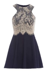 Lace Top Skater Dress sold by AX Paris
