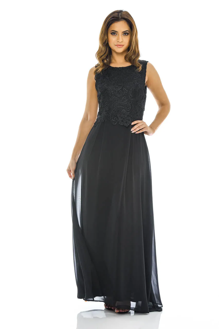 Black Maxi Dress sold by AX Paris