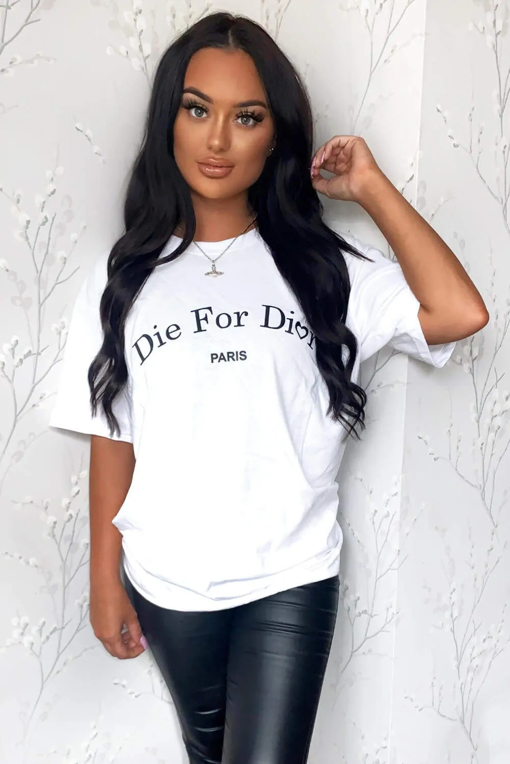 White Die For D T-Shirt sold by AX Paris