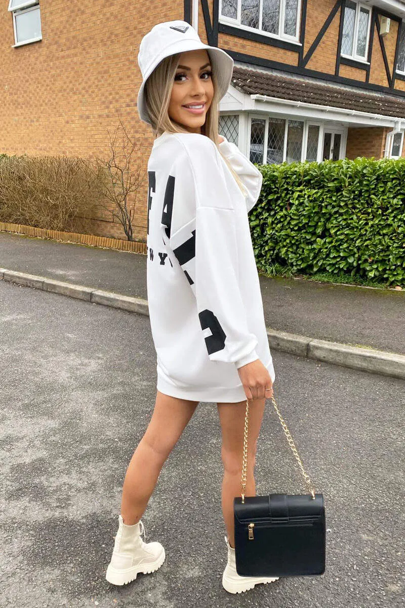 Cream Buffalo Slogan Oversized Sweatshirt sold by AX Paris product image thumbnail 5