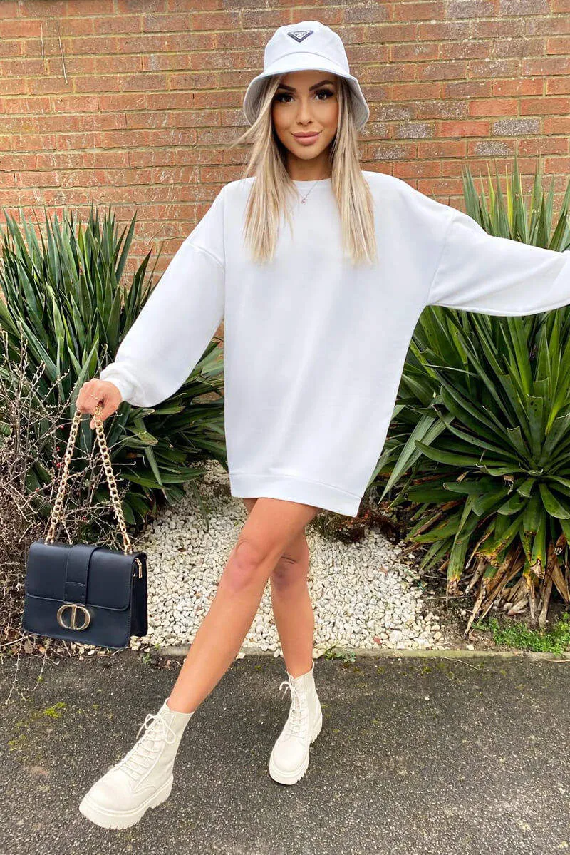 Cream Buffalo Slogan Oversized Sweatshirt sold by AX Paris product image thumbnail 4