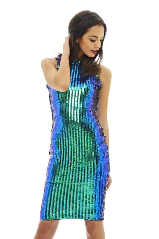Sequin Covered Bodycon Dress sold by AX Paris