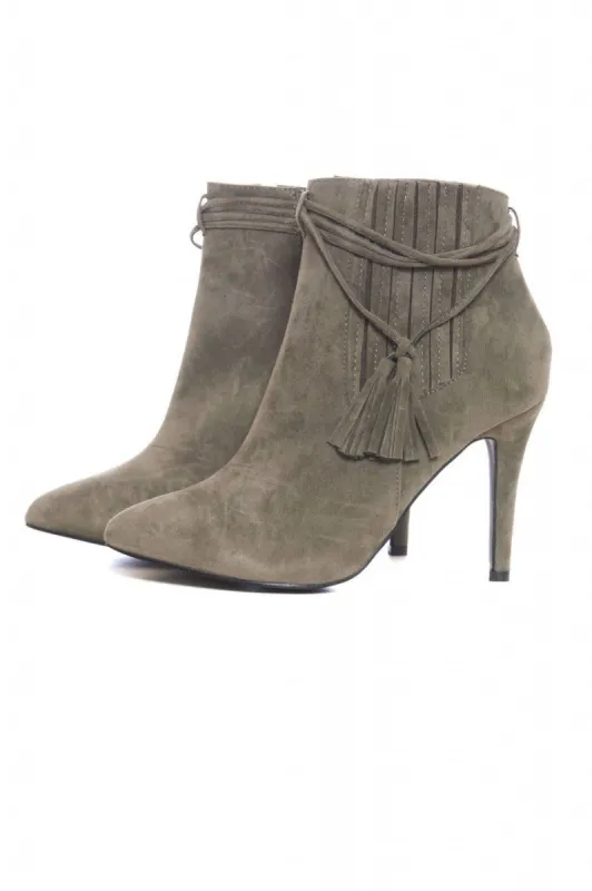 Tassel Detail Ankle Boot sold by AX Paris