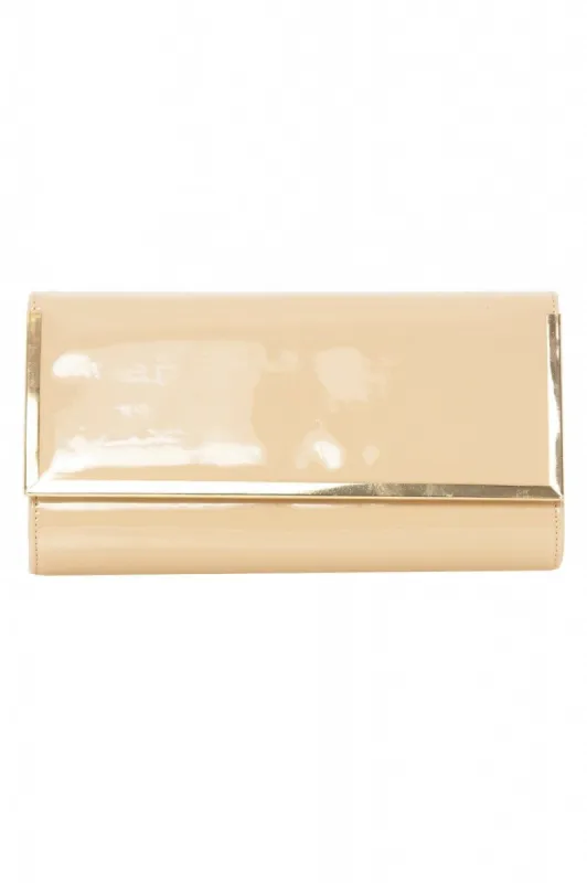 Rectangle Gold Edged Clutch sold by AX Paris