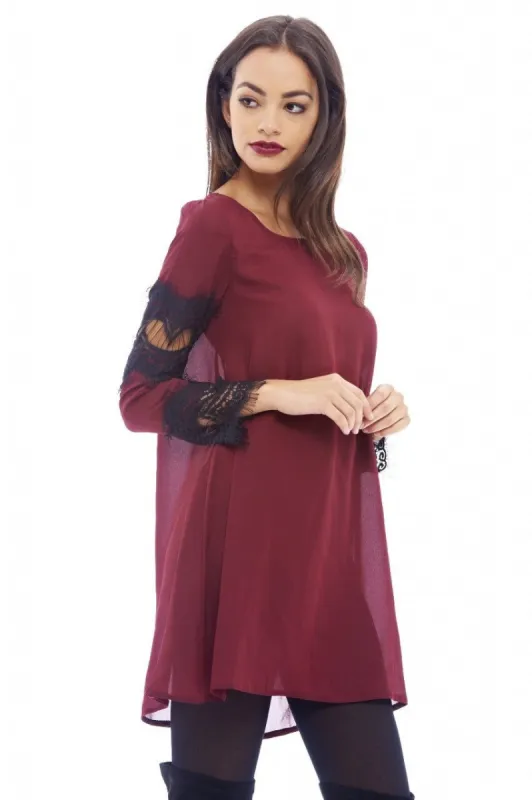 Lace Detail Swing Dress sold by AX Paris