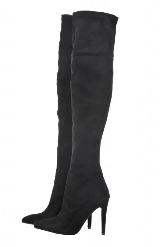 Over The Knee Pointed Boot sold by AX Paris
