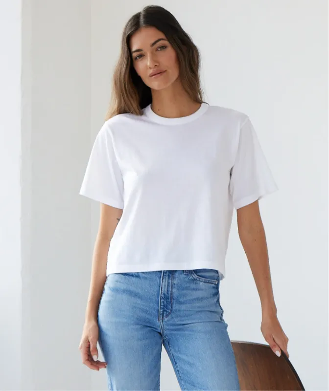 The Practice Tee in Spa Knit™ sold by AYR