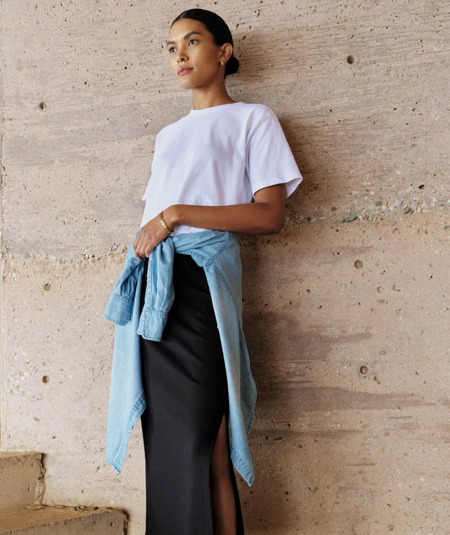 The Practice Tee in Dime Knit™ sold by AYR product image thumbnail 5