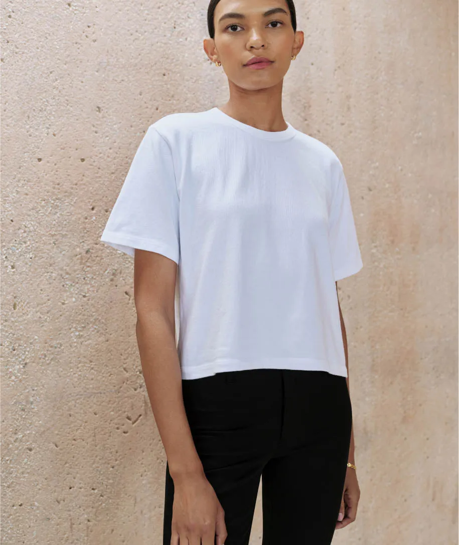 The Practice Tee in Dime Knit™ sold by AYR product image thumbnail 3