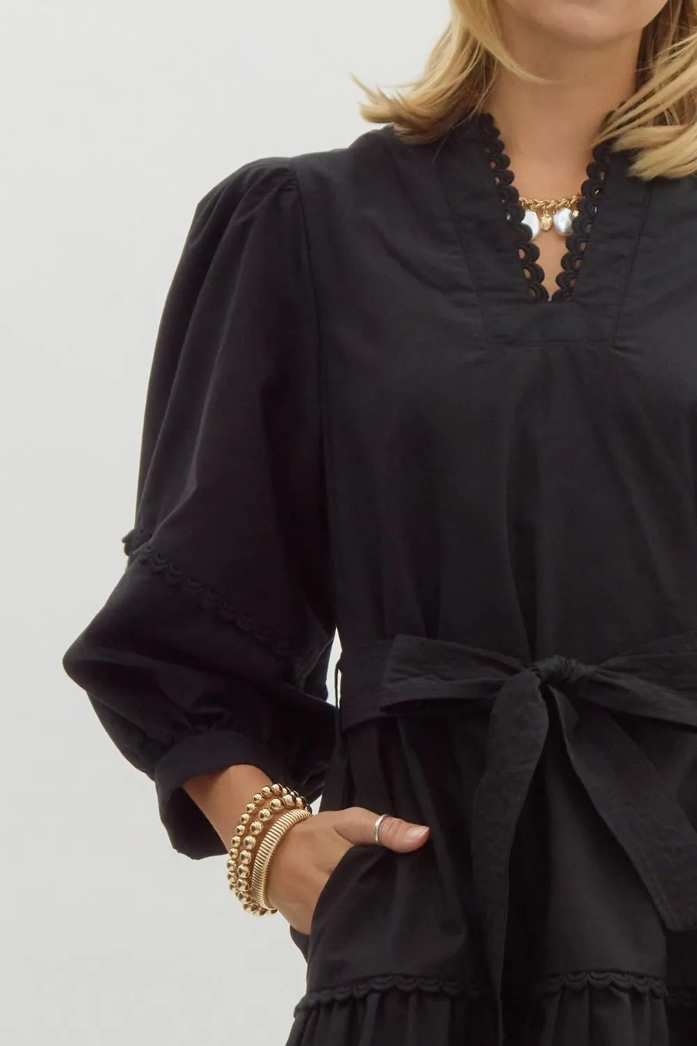 BLACK TIE DRESS sold by B Darlin product image thumbnail 2