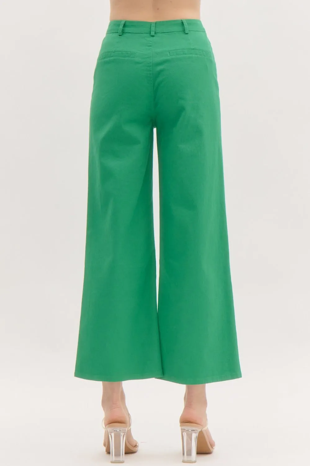 GREEN CROP PANTS sold by B Darlin product image thumbnail 2