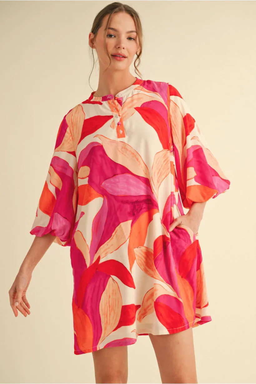 FLORAL CREAM PRINT DRESS sold by B Darlin