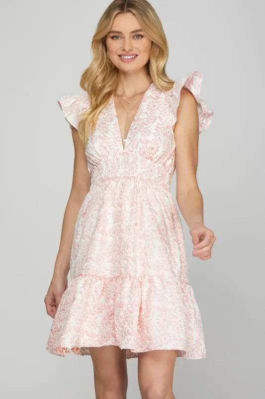 PEYTON PINK BUTTERFLY DRESS sold by B Darlin