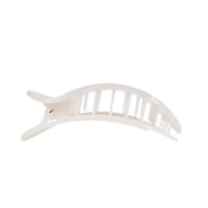 COCONUT WHITE SMALL ROUND CLIP sold by B Darlin product image thumbnail 2