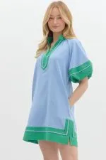 JULIA BLUE AND GREEN DRESS sold by B Darlin