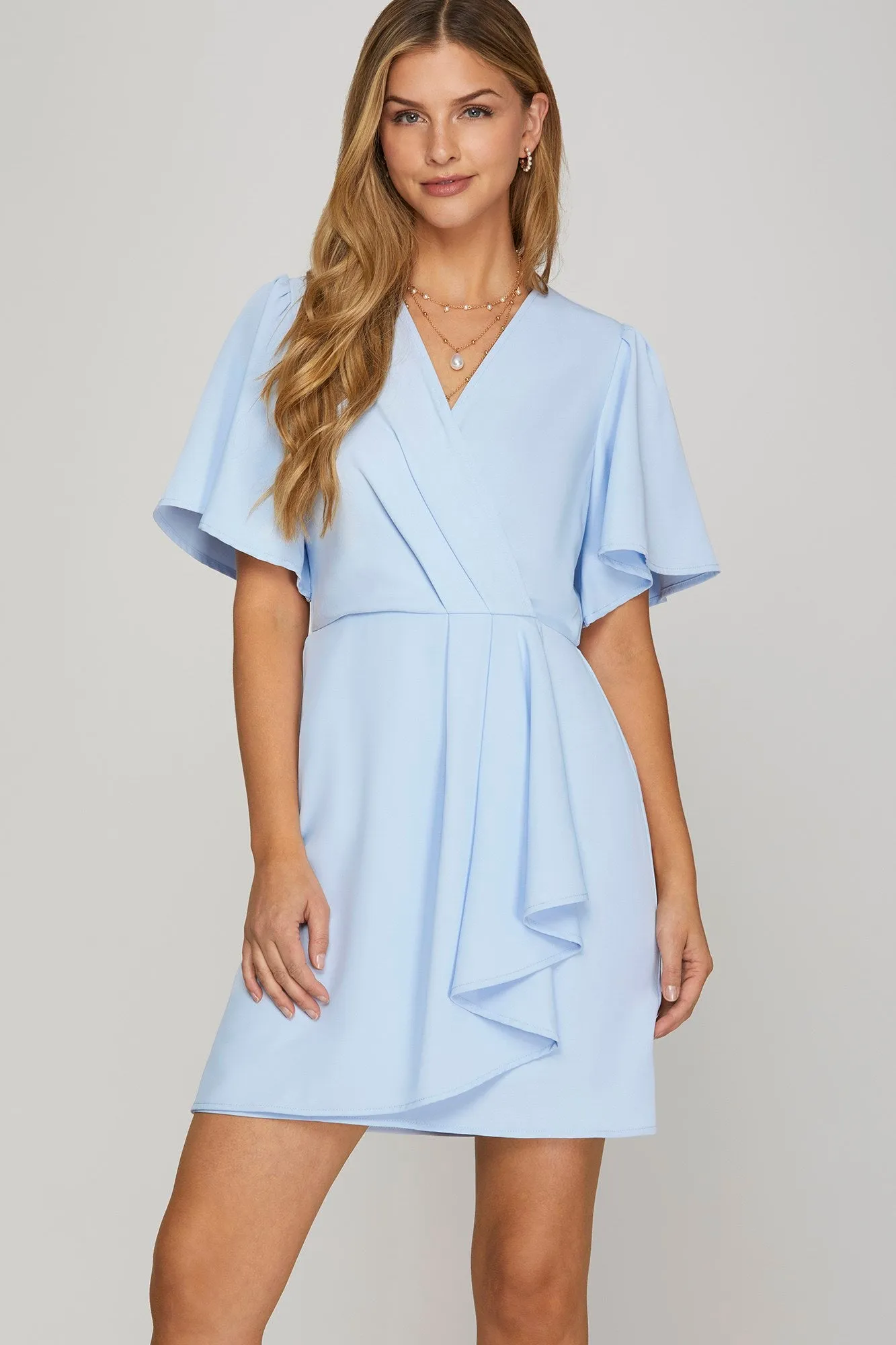 BLUE LAGOON RUFFLE DRESS sold by B Darlin