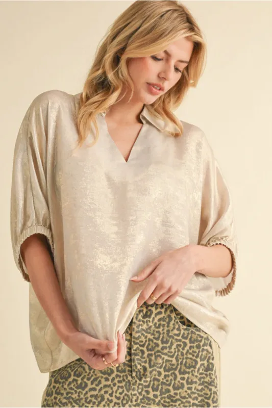 OYSTER PEARL TOP sold by B Darlin
