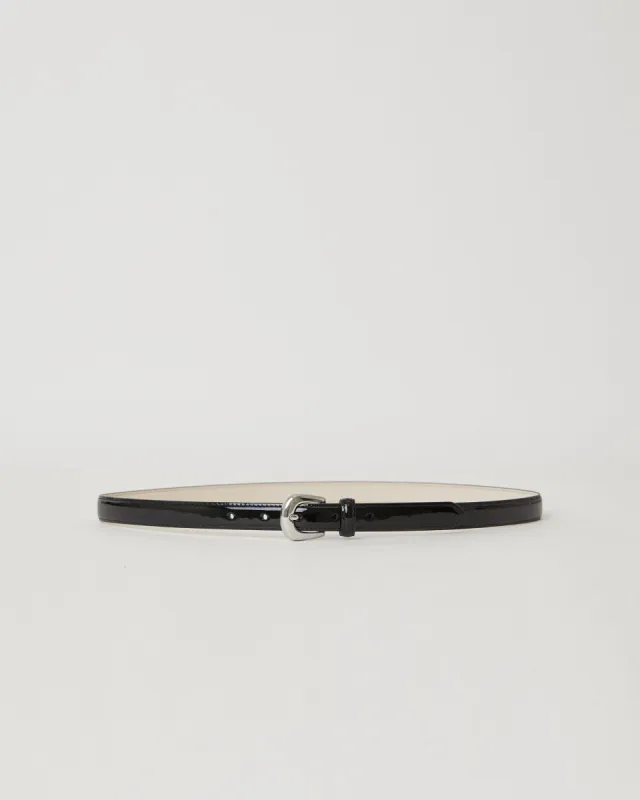 KENNEDY MINI PATENT LEATHER BELT sold by B-Low the Belt