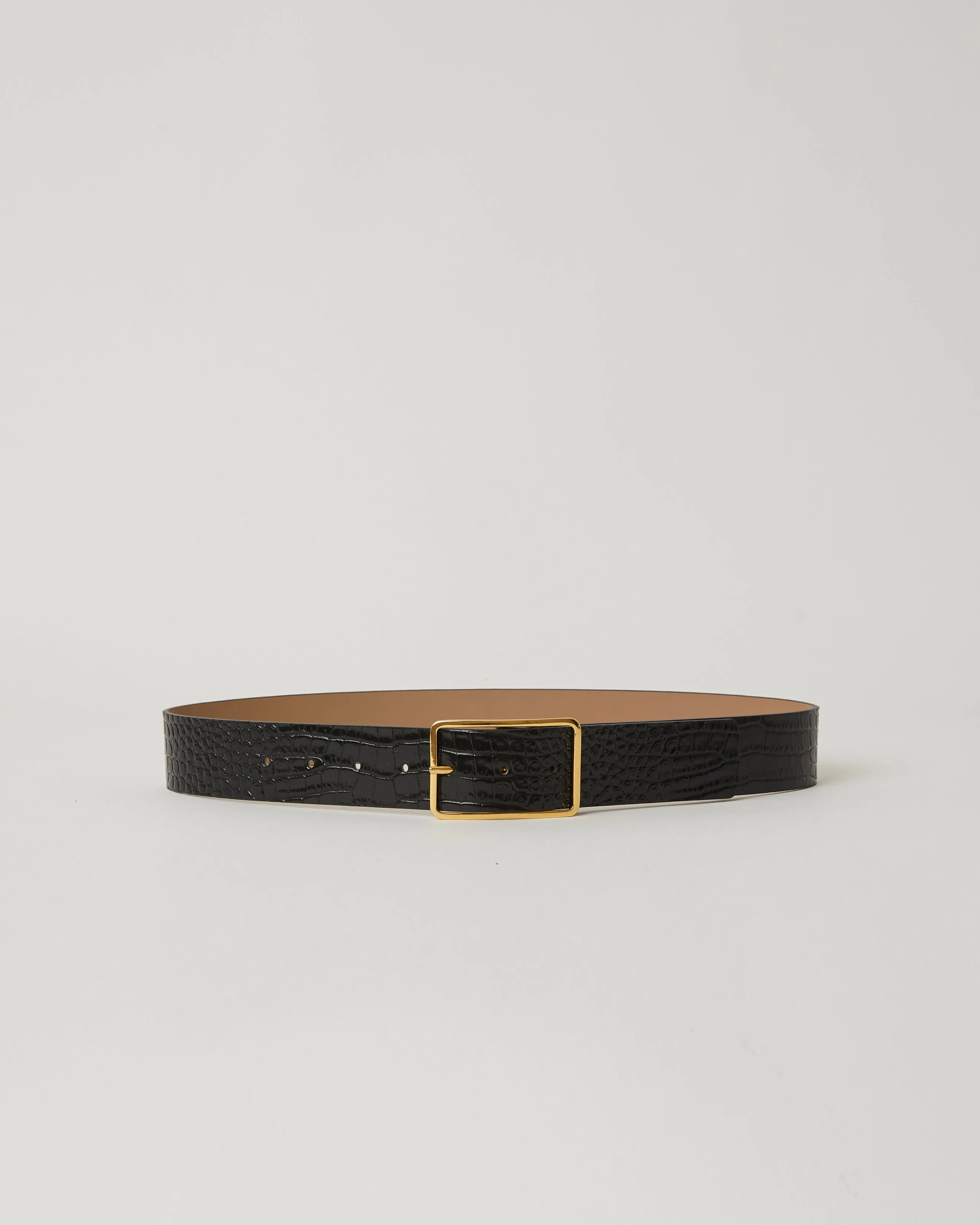 MILLA CROCO LEATHER BELT sold by B-Low the Belt