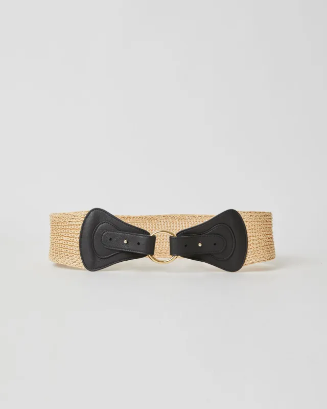 WILLA STRAW BELT sold by B-Low the Belt