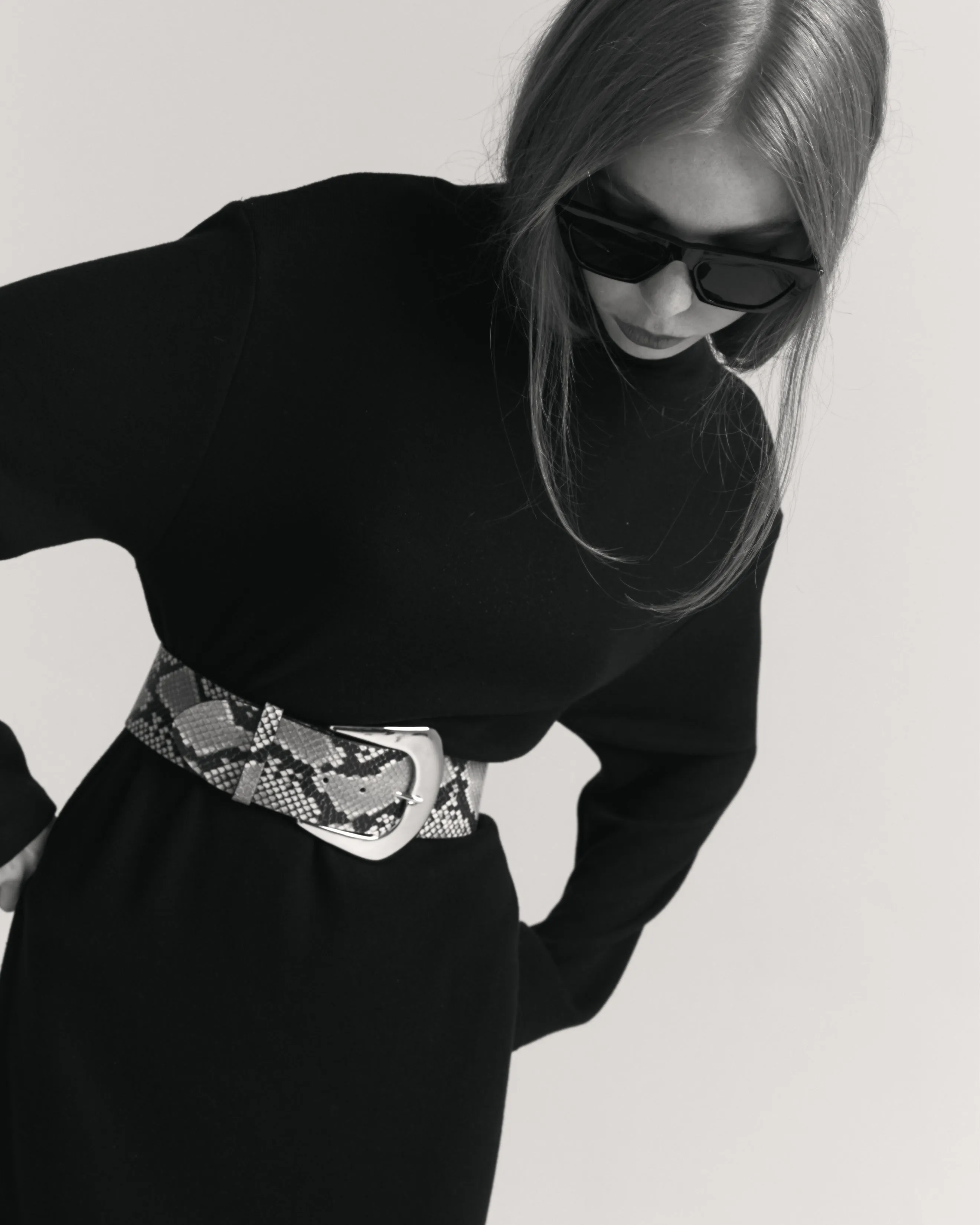 MATILDA PYTHON LEATHER BELT sold by B-Low the Belt product image thumbnail 3