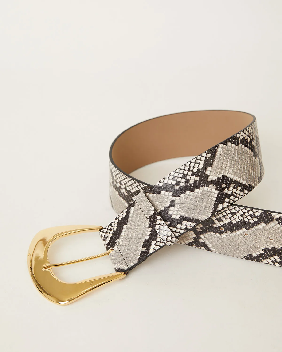 MATILDA PYTHON LEATHER BELT sold by B-Low the Belt product image thumbnail 2