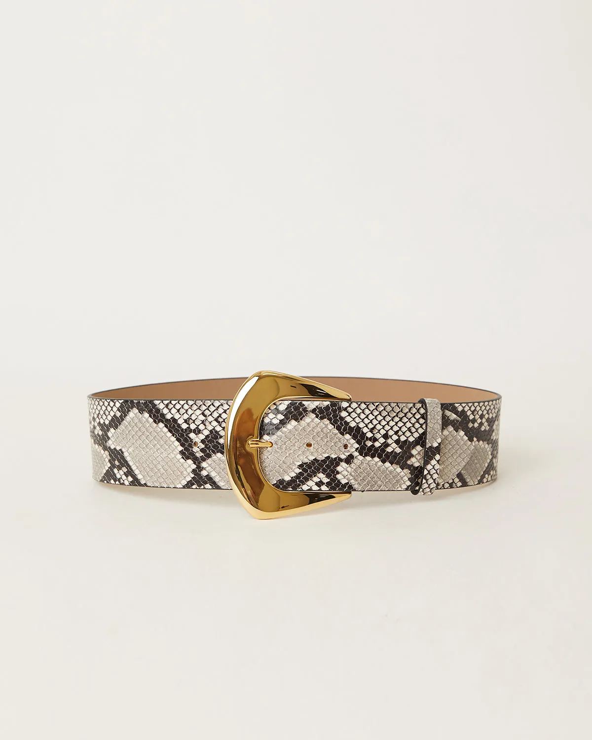 MATILDA PYTHON LEATHER BELT sold by B-Low the Belt