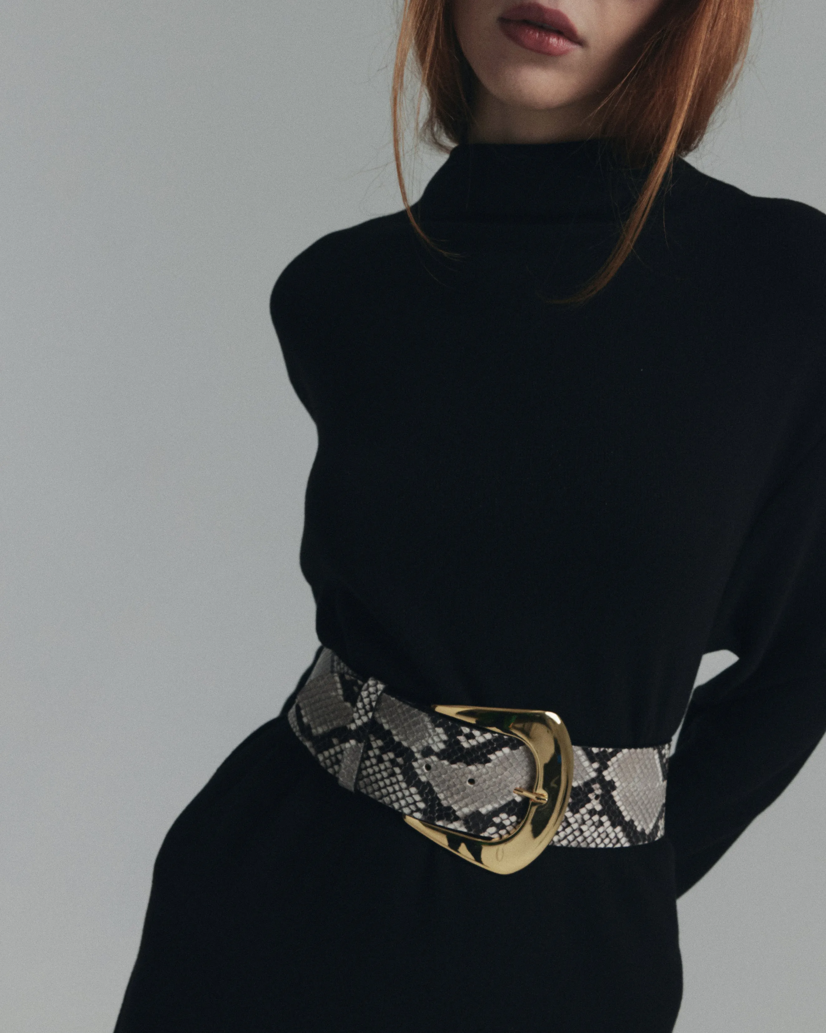 MATILDA PYTHON LEATHER BELT sold by B-Low the Belt product image thumbnail 4