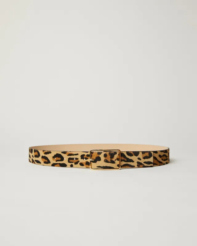 MILLA CALF-HAIR LEATHER BELT sold by B-Low the Belt
