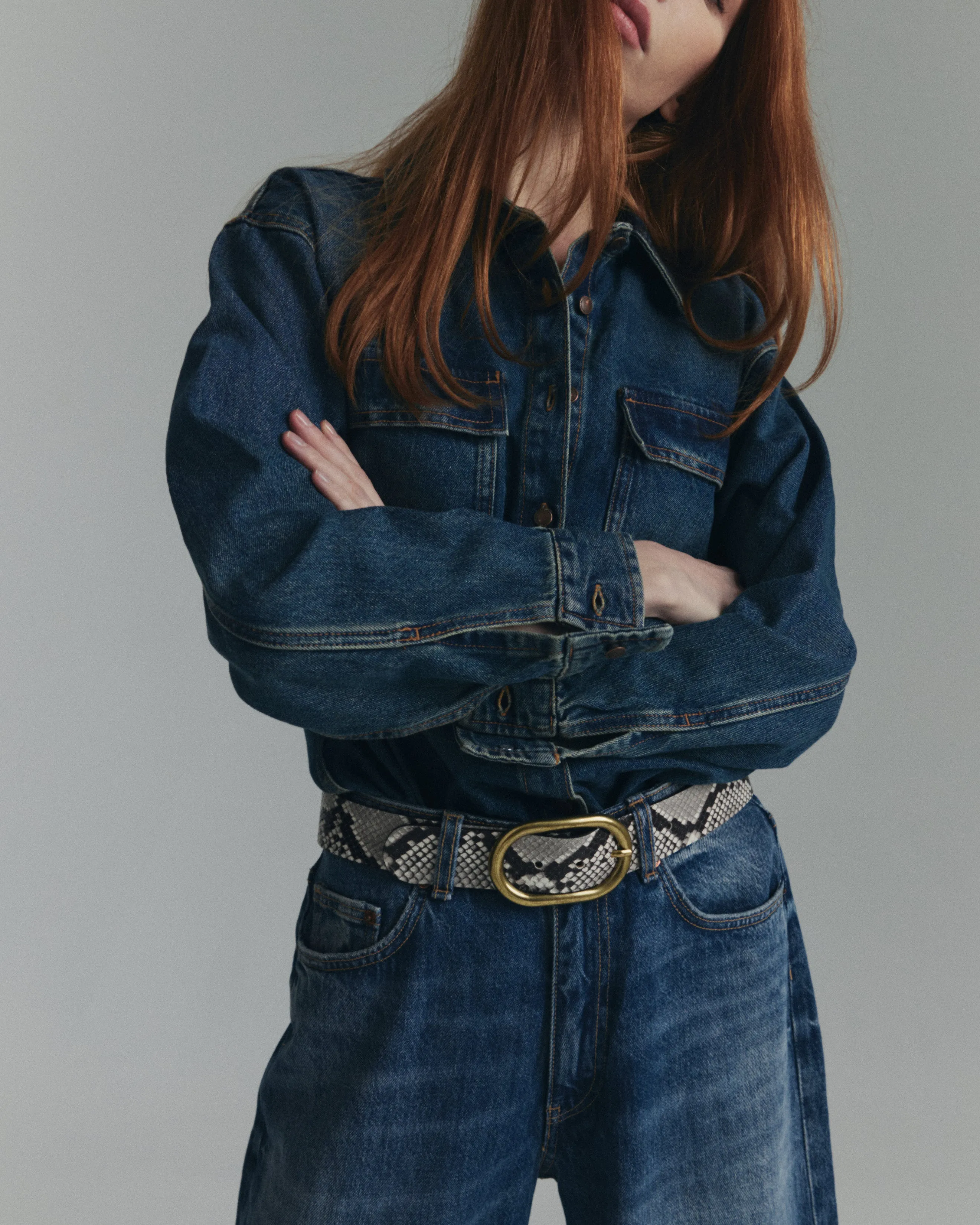 KIAN PYTHON LEATHER BELT sold by B-Low the Belt product image thumbnail 3