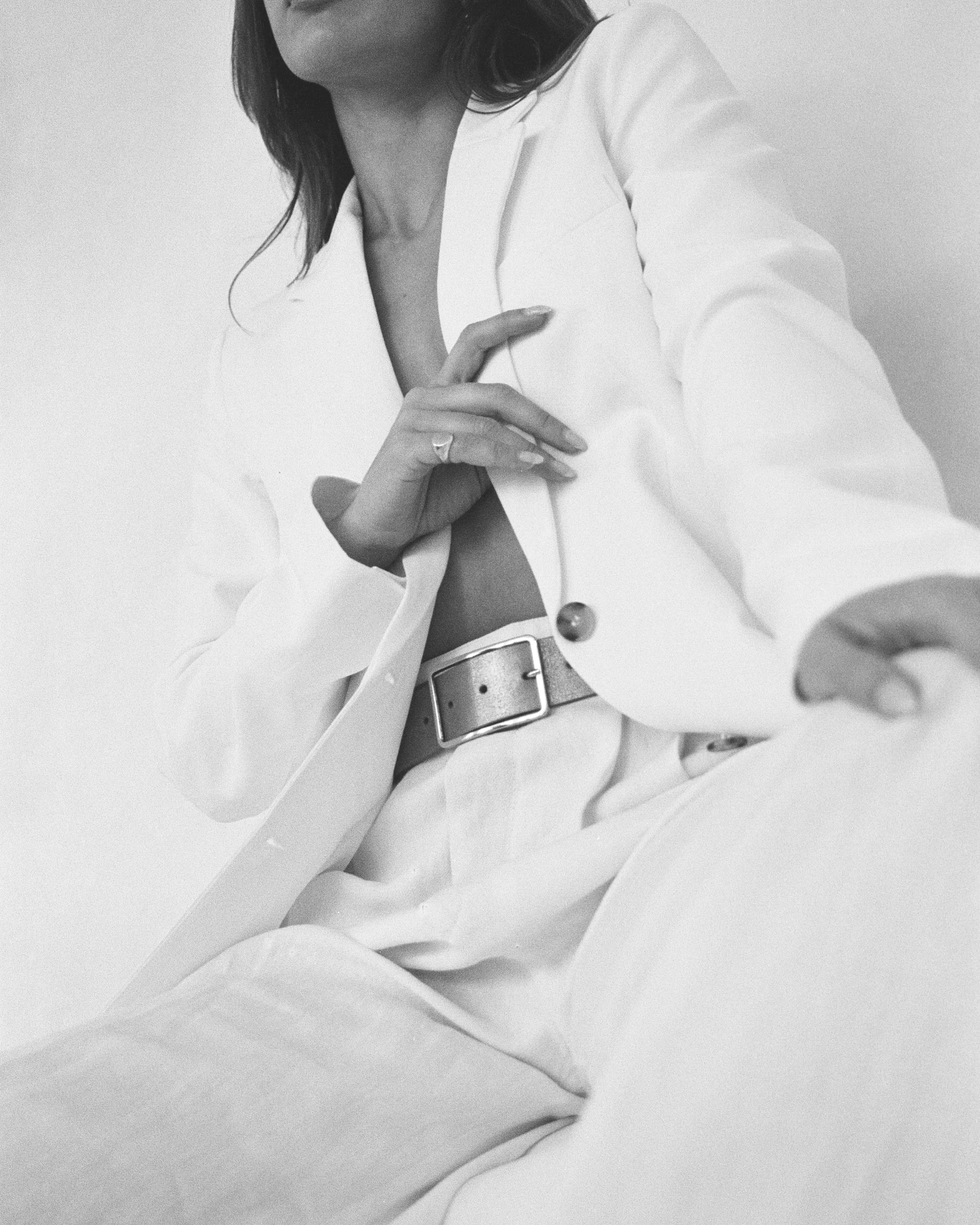 MILLA GEO METALLIC LEATHER BELT sold by B-Low the Belt product image thumbnail 3