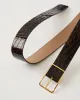 MILLA CROCO LUSTER LEATHER BELT sold by B-Low the Belt