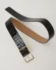 MILLA CROCO LUSTER LEATHER BELT sold by B-Low the Belt