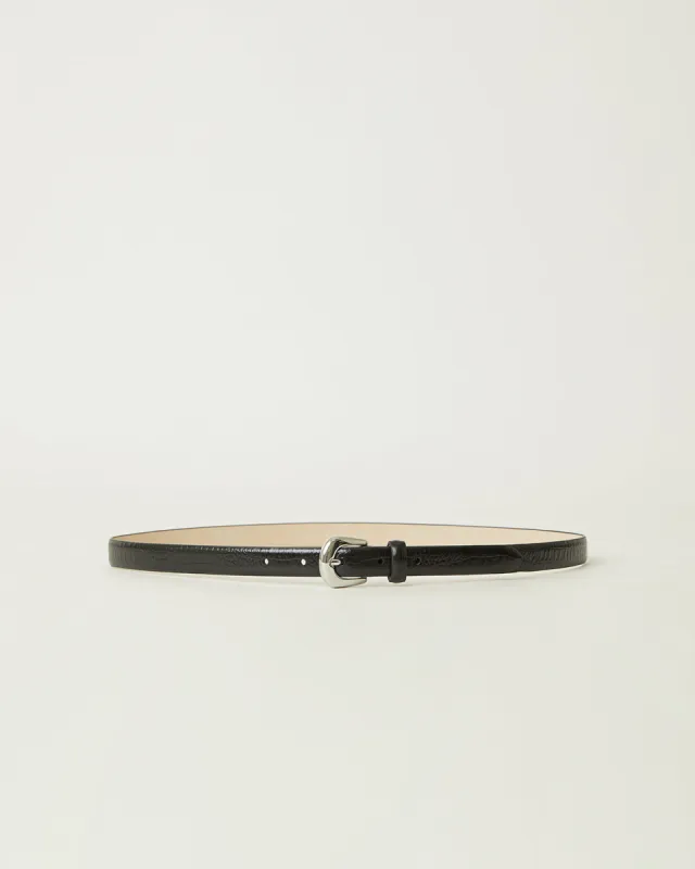 KENNEDY MINI CROCO LEATHER BELT sold by B-Low the Belt