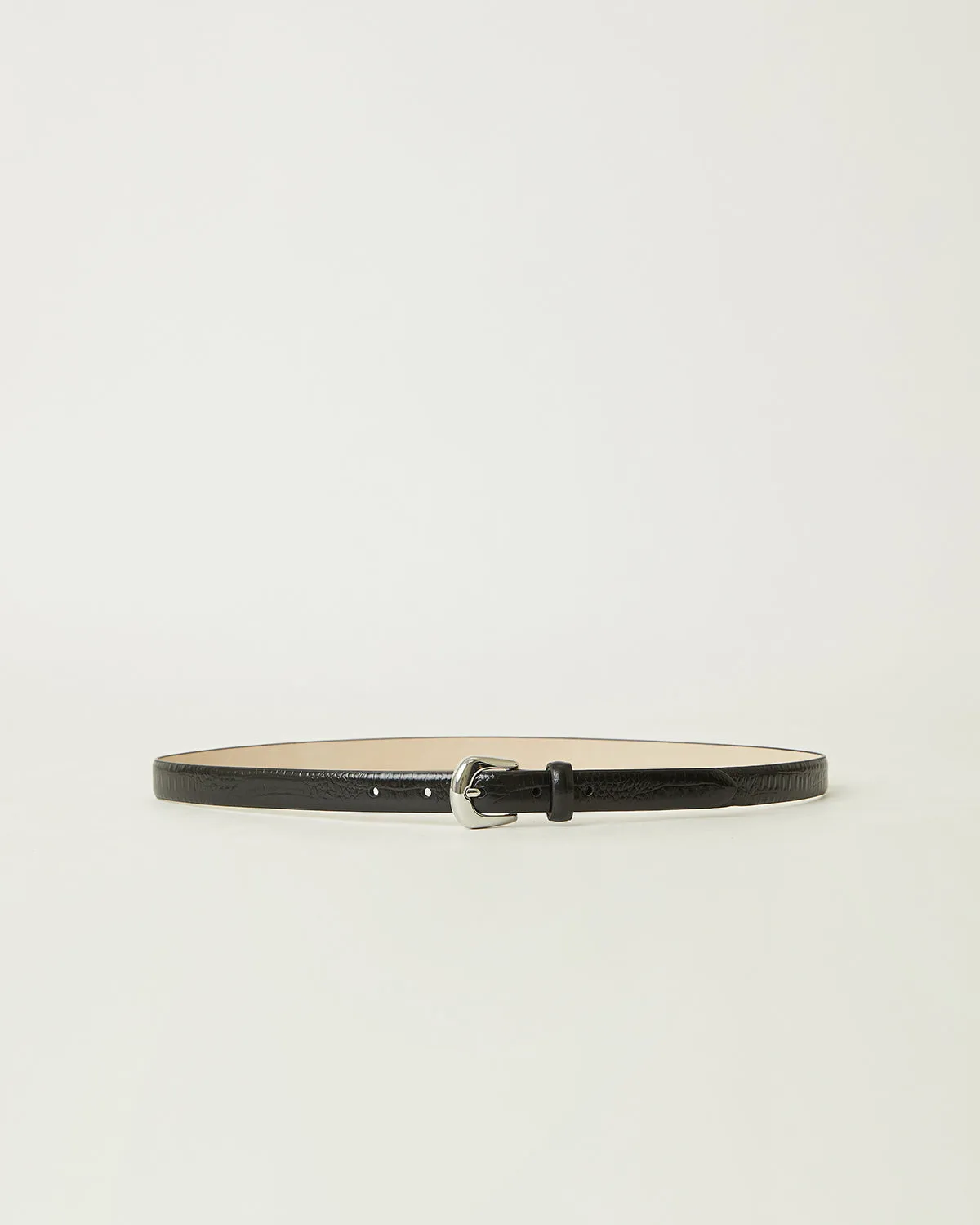 KENNEDY MINI CROCO LEATHER BELT sold by B-Low the Belt