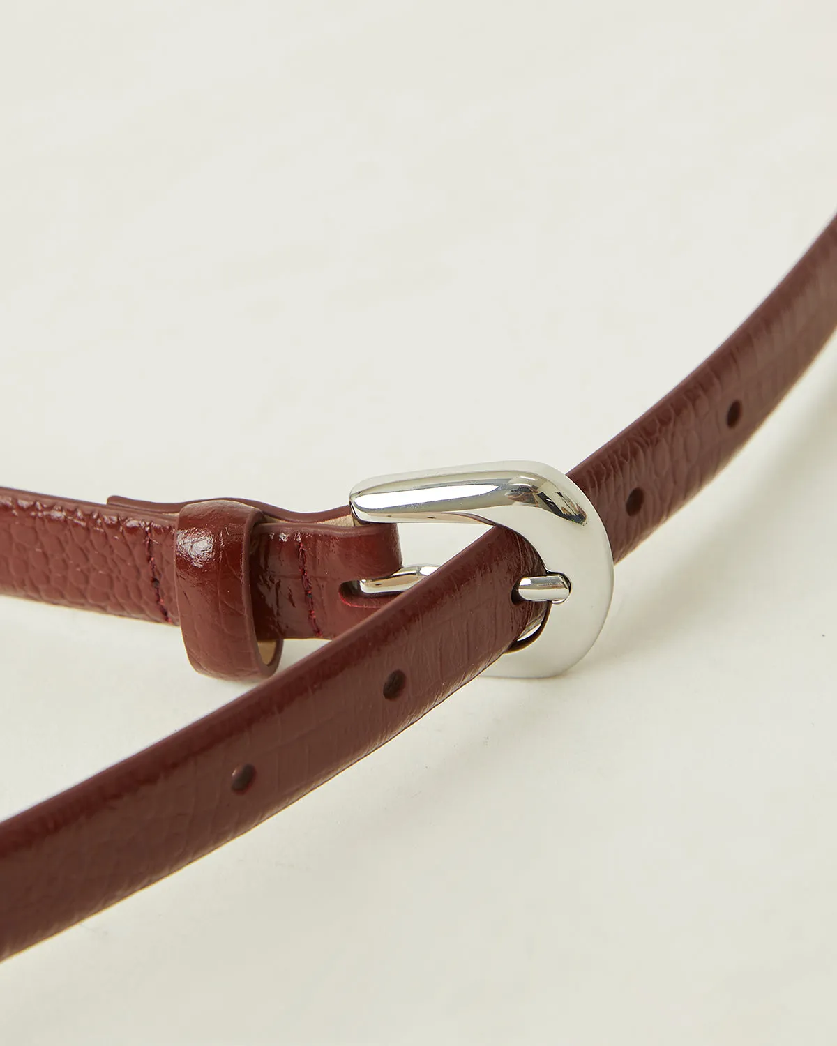 KENNEDY MINI CROCO LEATHER BELT sold by B-Low the Belt product image thumbnail 4