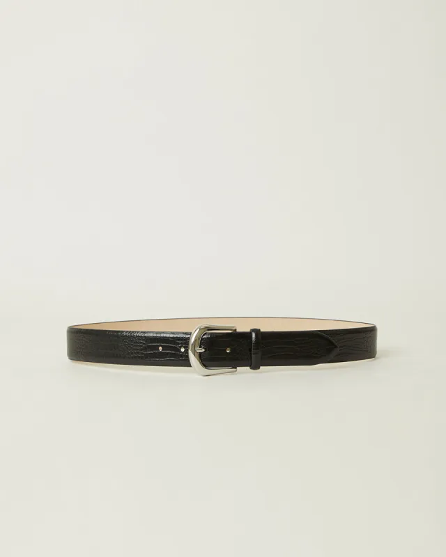 KENNEDY CROCO LEATHER BELT sold by B-Low the Belt