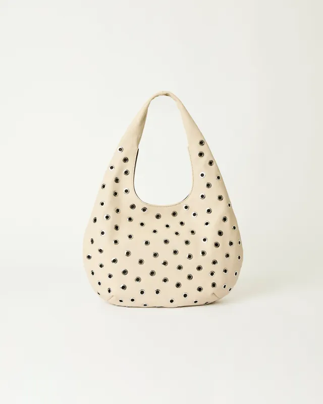GIA GROMMET LEATHER HOBO sold by B-Low the Belt