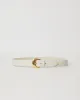 TALIA MID LEATHER BELT (FINAL SALE) sold by B-Low the Belt