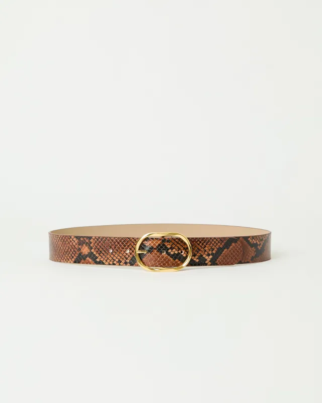 KYRA PYTHON LEATHER BELT sold by B-Low the Belt