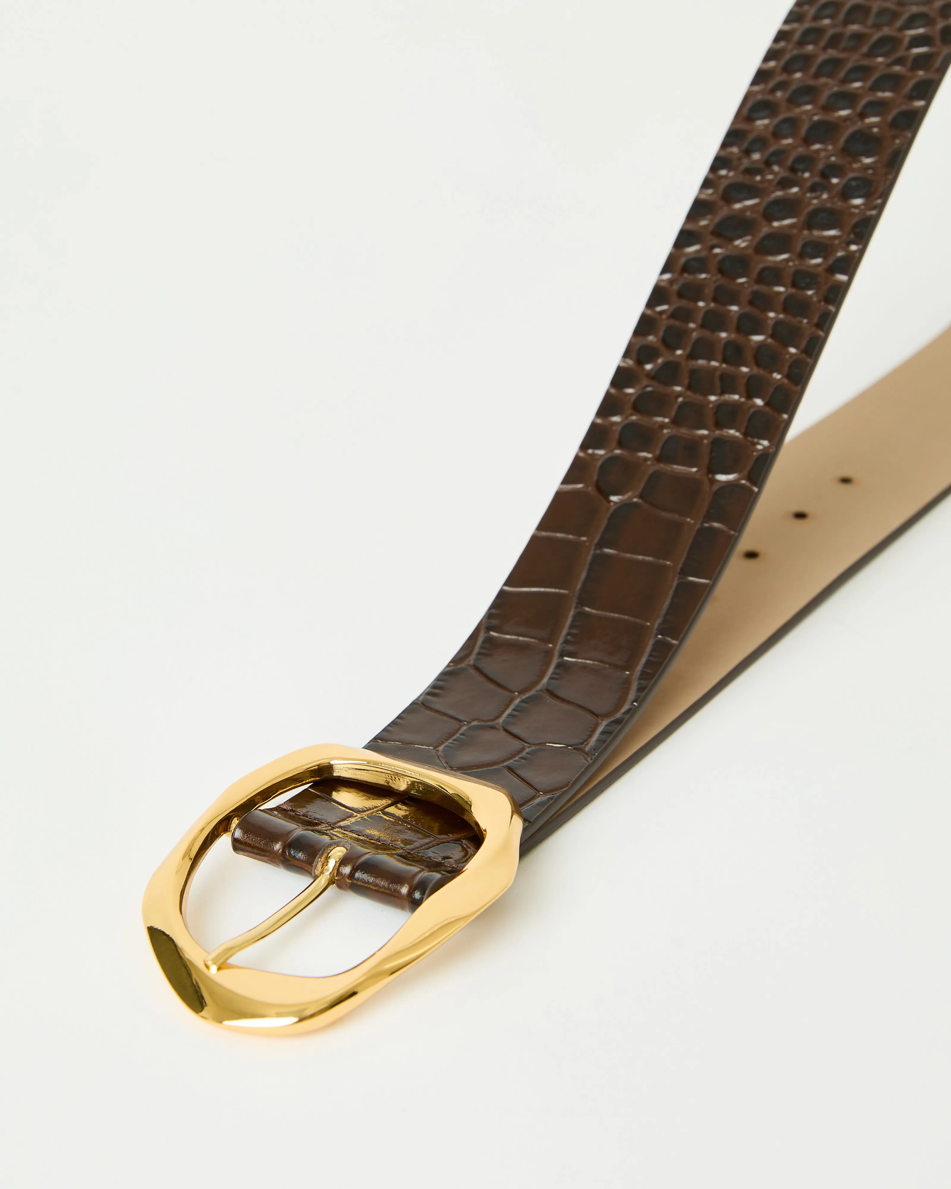 EDMOND CROCO LEATHER BELT sold by B-Low the Belt product image thumbnail 4