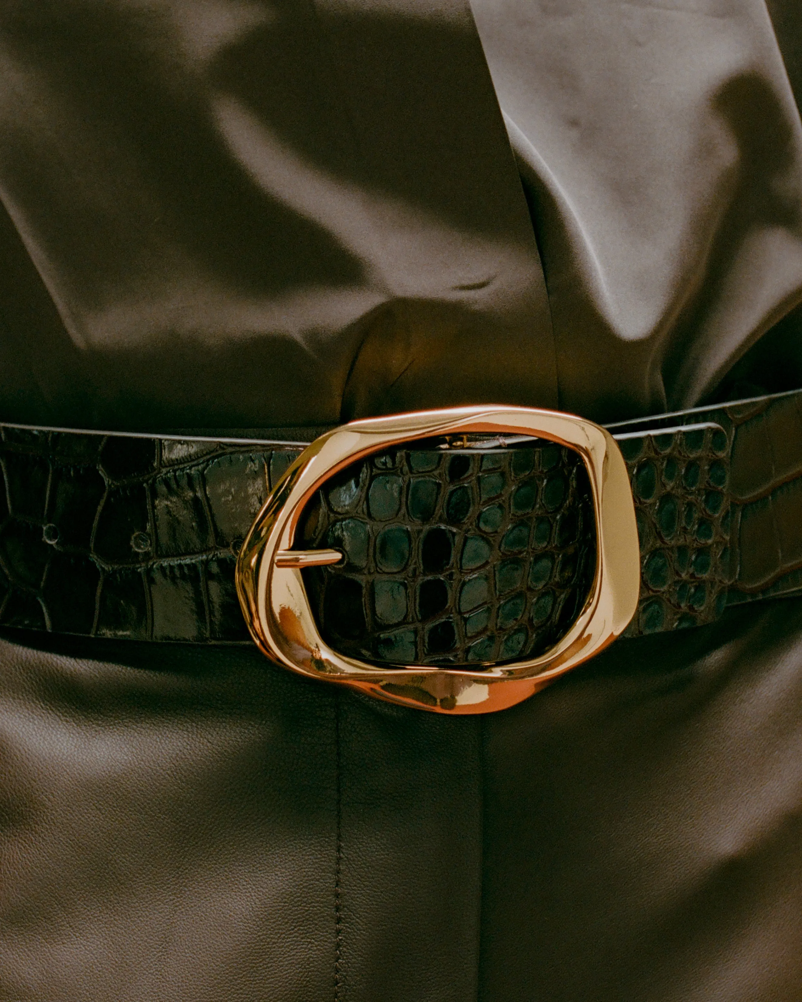 EDMOND CROCO LEATHER BELT sold by B-Low the Belt product image thumbnail 5