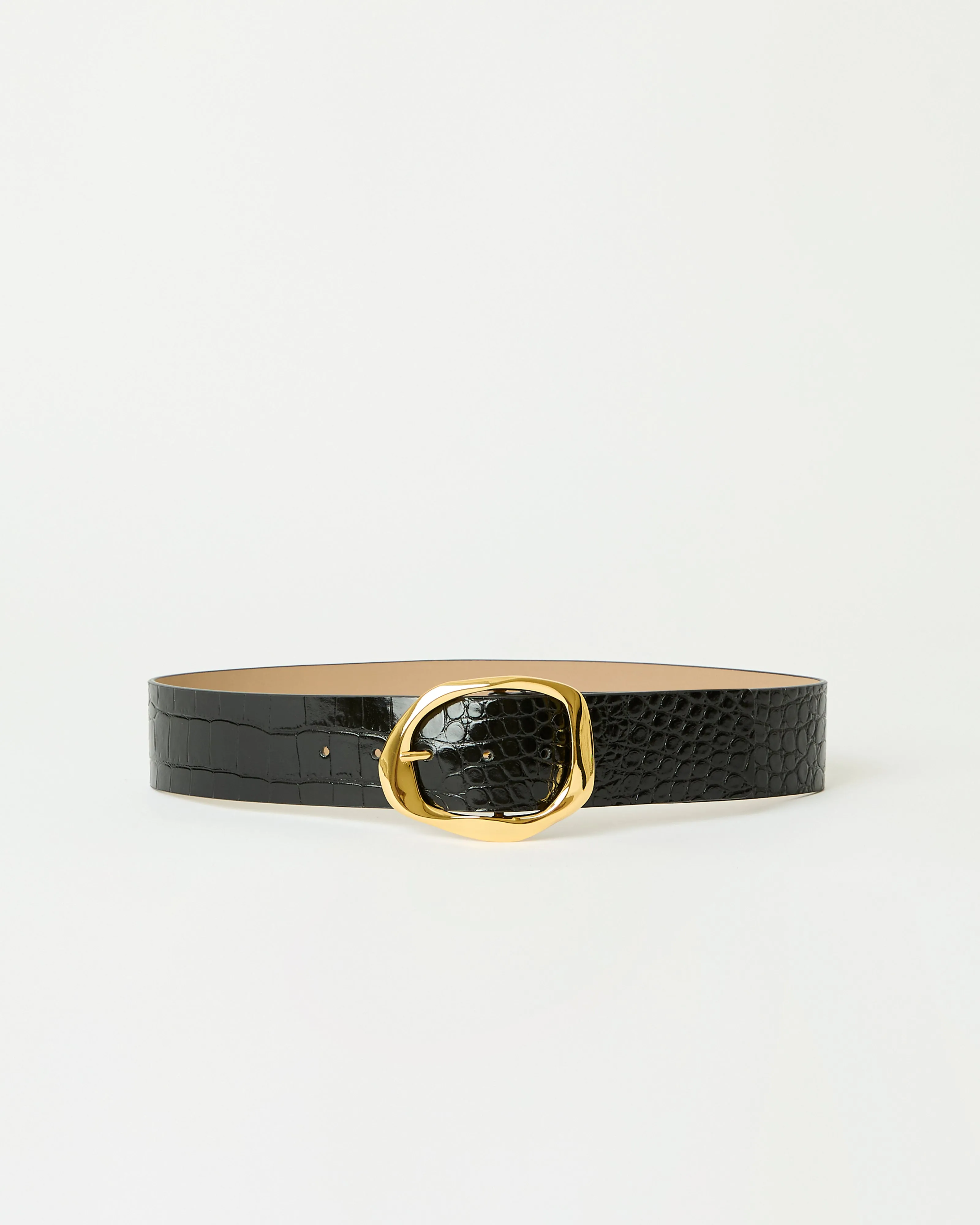 EDMOND CROCO LEATHER BELT sold by B-Low the Belt