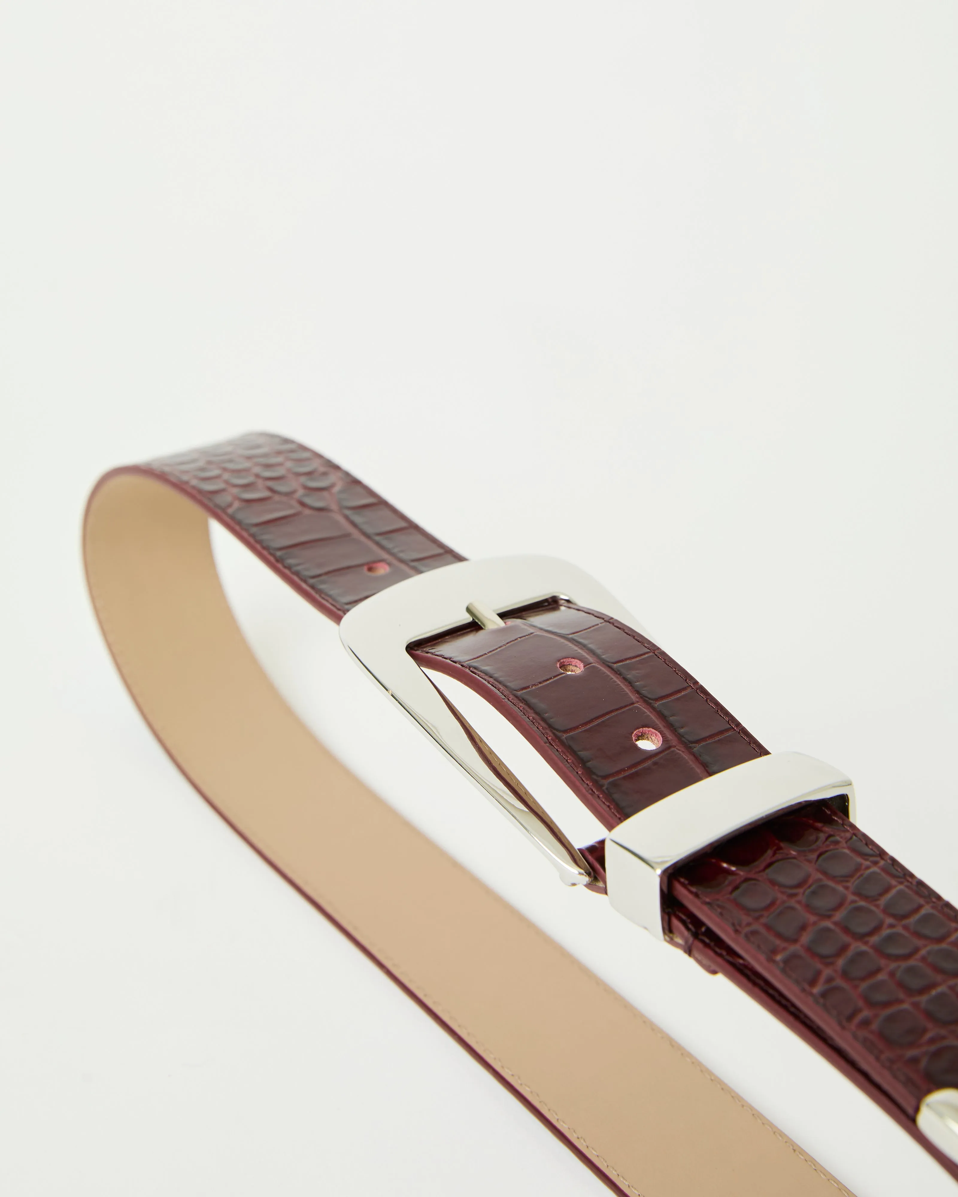 ARDEN CROCO LEATHER BELT sold by B-Low the Belt product image thumbnail 2