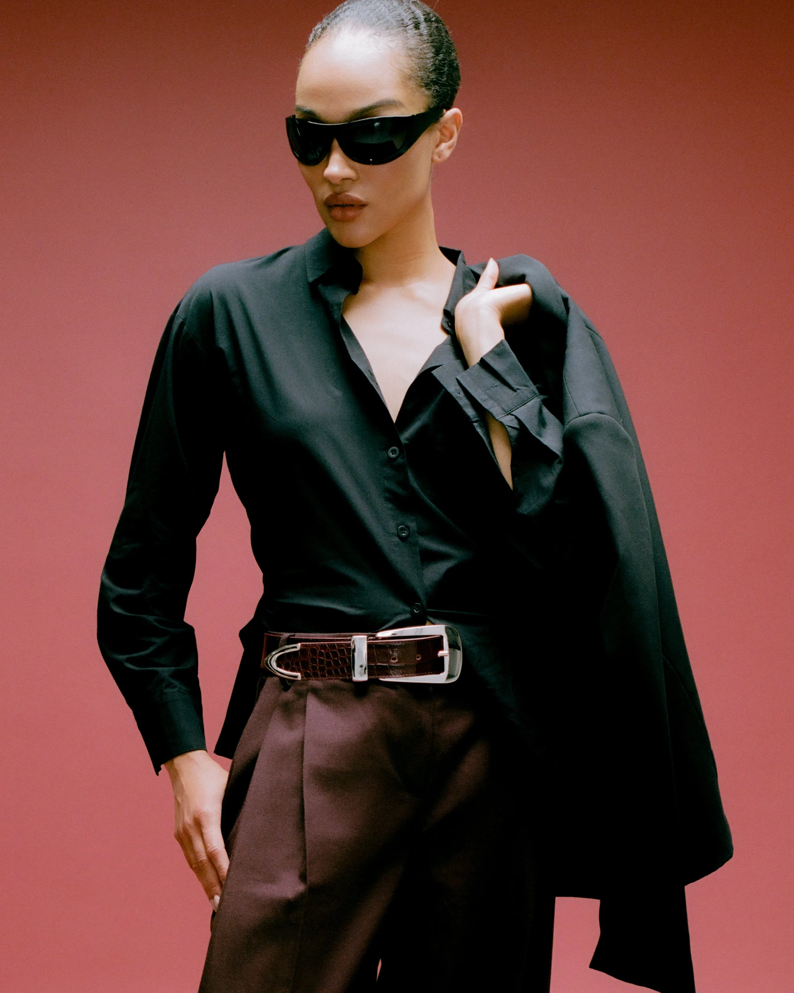 ARDEN CROCO LEATHER BELT sold by B-Low the Belt product image thumbnail 4