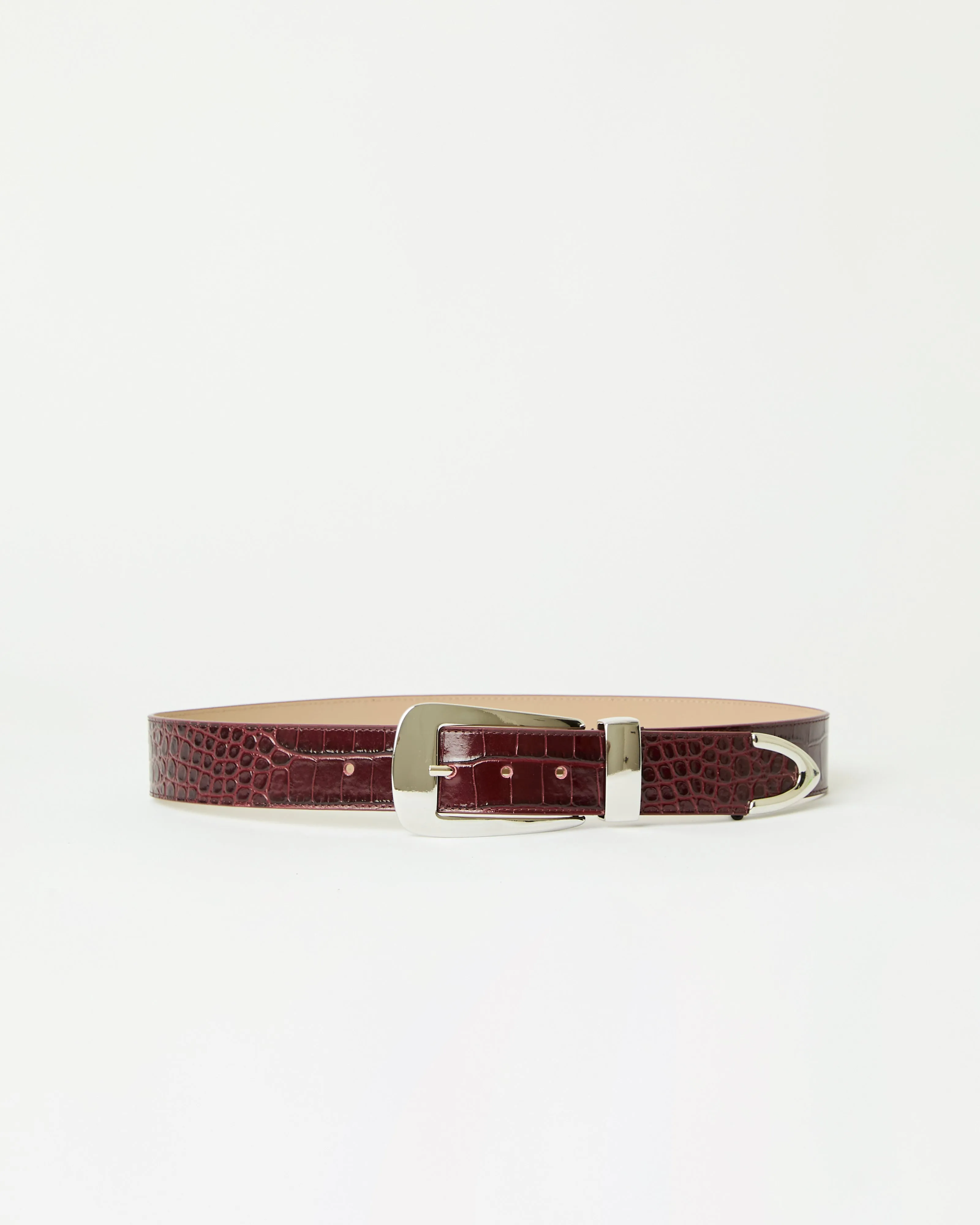 ARDEN CROCO LEATHER BELT sold by B-Low the Belt
